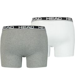 Head Basic 2P İkili Erkek Boxer Gri - S