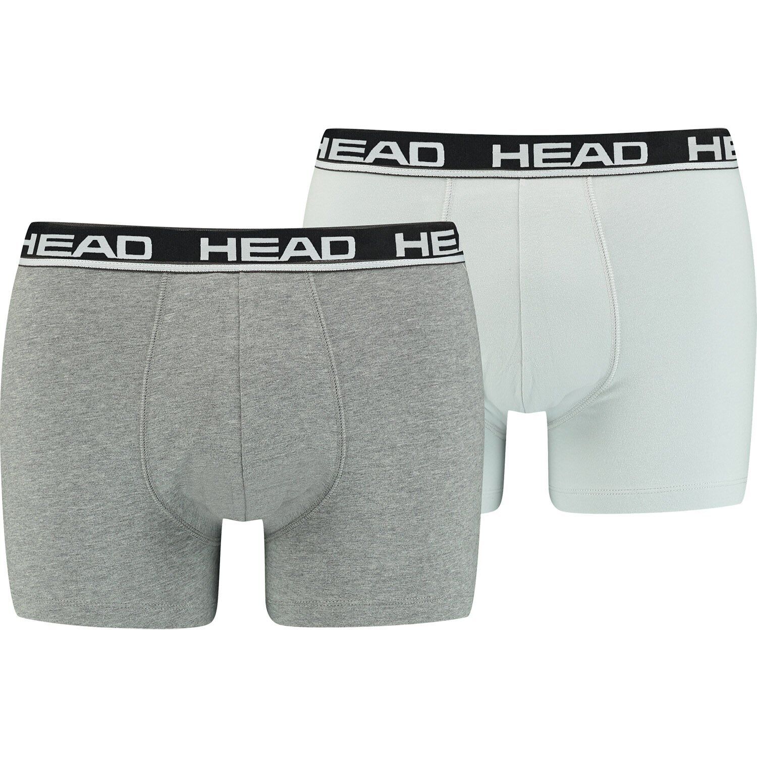 Head Basic 2P İkili Erkek Boxer Gri - 2XL