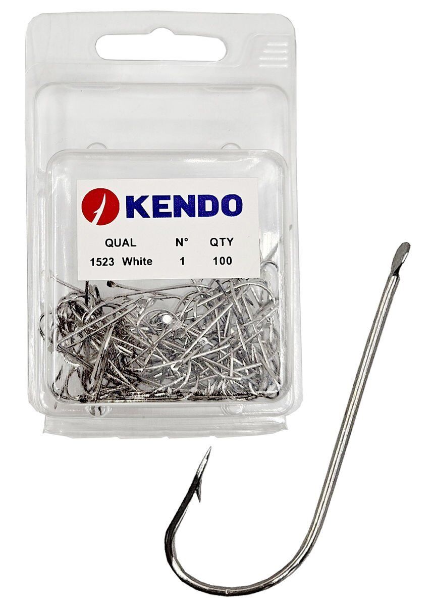 Kendo (1523 NI)  100 Adet 1/13 Beyaz Çapraz Kutu İğne 1 Numara