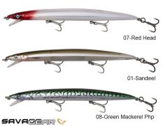 Savage gear  MAG Sandeel Jerk minnow 210 44g SP Sahte Balık 07-Red Head
