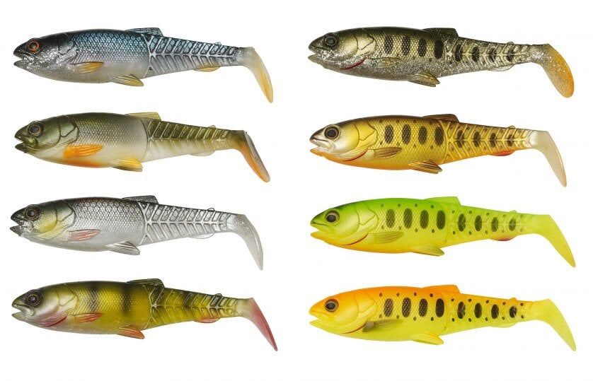 Savage Gear Craft Cannibal Paddletail 8.5 cm 7 gr Sahte Balık Olive Silver Smolt