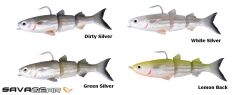 Savage gear 3D TPE Mullet 130 29 gr SS Sahte Balık Lemon Back
