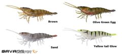 Savage gear 3D Hybrid Shrimp 10 cm 17 gr S Sahte Balık Brown