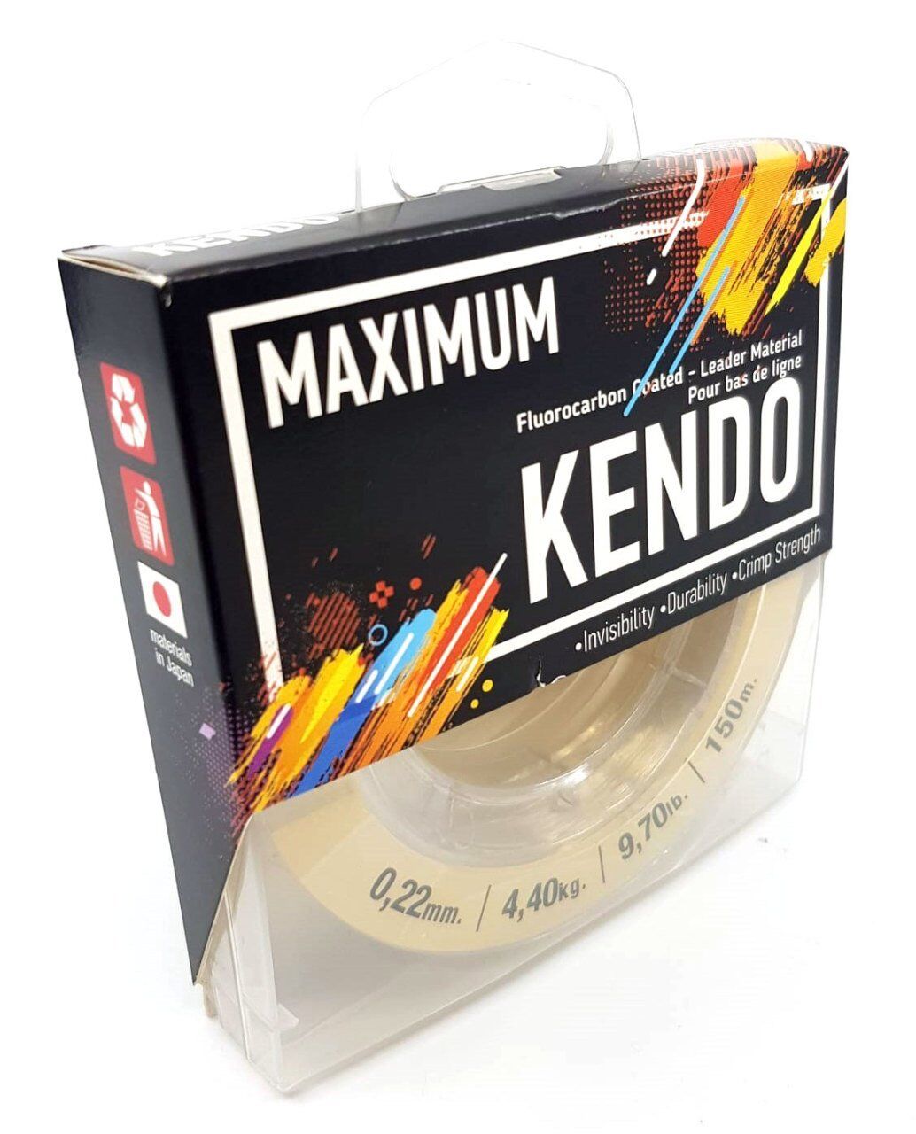 Kendo Maximum Fluorocarbon Coated 150 mt Şampanya Makara Misine 0,31 mm