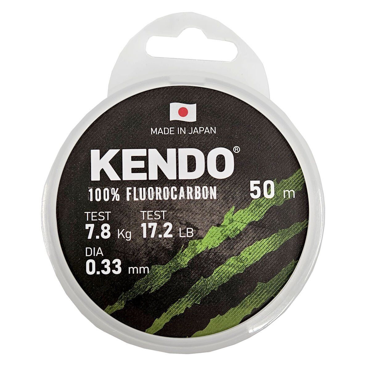 Kendo 100% Fluorocarbon White 50m Misina 0.33mm