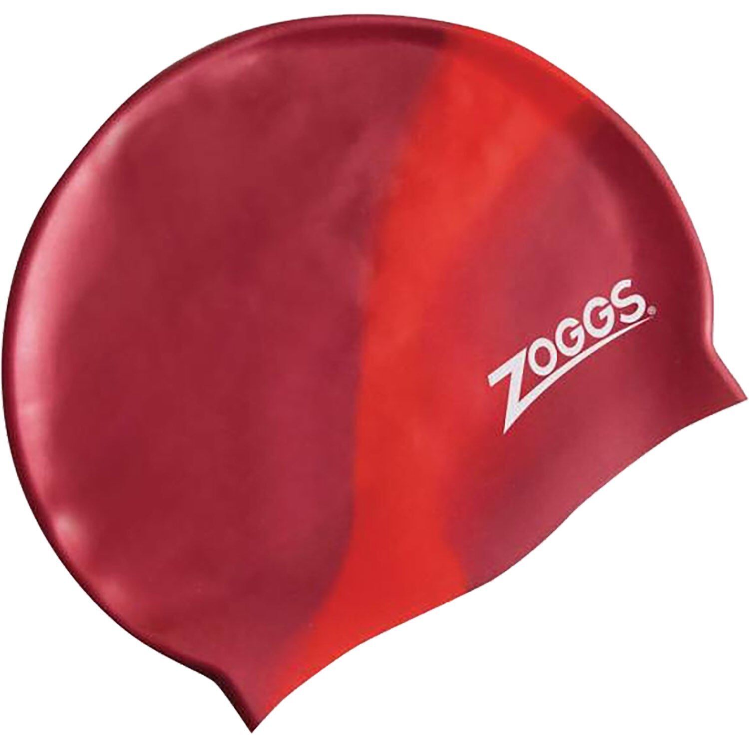 Zoggs Junior Silicone Cap Multi Colour Çocuk Bone Standart - Kırmızı