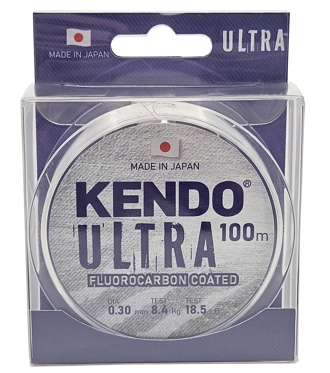 Kendo Ultra Fluorocarbon Coated 100m White Misina 0.16mm