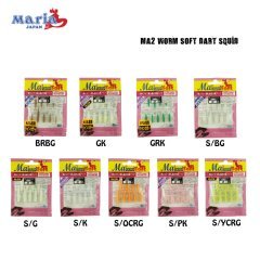 Ma2 Worm Soft Dart Squid 2 Grk