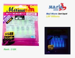 Ma2 Worm Soft Dart Squid 2 Gk