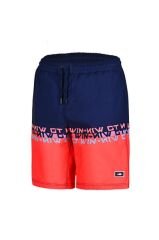 Fujin Pro Angler Board Short Mayo Scarlet Dark Navy