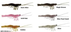 Savage gear LB Manic Shrimp 6.6 cm 6 Adet Sahte Balık Dark Olive