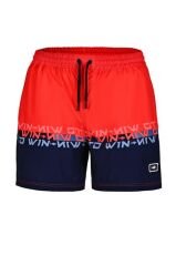 Fujin Pro Angler Short Mayo Scarlet Dark Navy