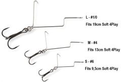 Savage gear 4Play Offset Treble 3 Adet L