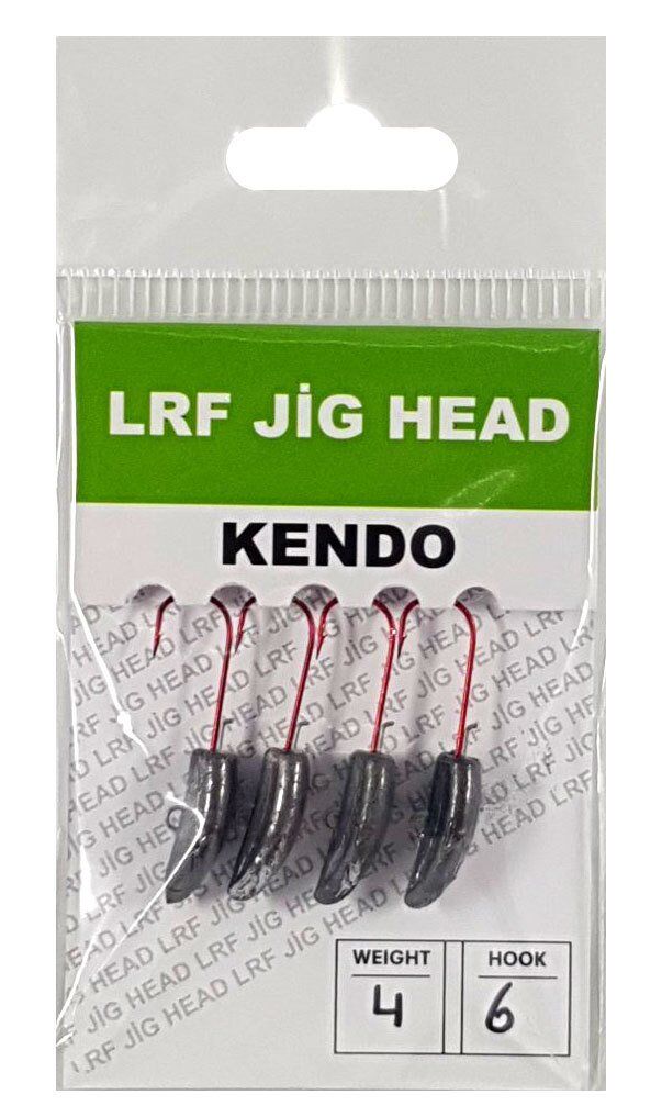 Kendo Lrf Jig Head Kırmızı İğneli 4 Adet #8 2 gr