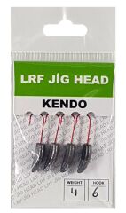 Kendo Lrf Jig Head Kırmızı İğneli 4 Adet #8 2 gr