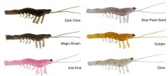 Savage gear LB Manic Shrimp 10 cm 4 Adet Sahte Balık Golden