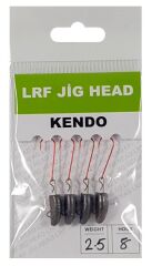 Kendo Hareketli Lrf Jig Head Kırmızı İğneli 4 Adet #8 2,5 gr