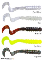 Savage gear LB Pro Grub 8.5 cm 3 gr 8 Adet Sahte Balık Glow