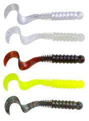Savage gear LB Pro Grub 8.5 cm 3 gr 8 Adet Sahte Balık Glow