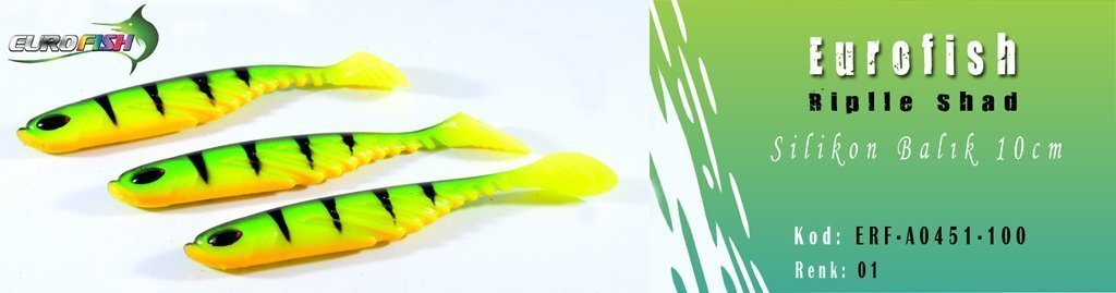 Riplle Shad Silikon Balık 100 Mm