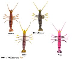 Savage gear TPE Fly Shrimp 5 cm 2.65 gr NL Sahte Balık Brown