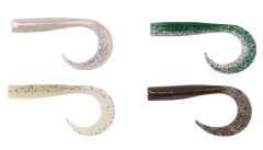 Savage gear LB Sandeel Curltail 14 cm 4 Adet Sahte Balık Pearl Silver