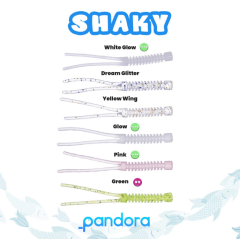 Pandora SHAKY WORM slikon LRF yem