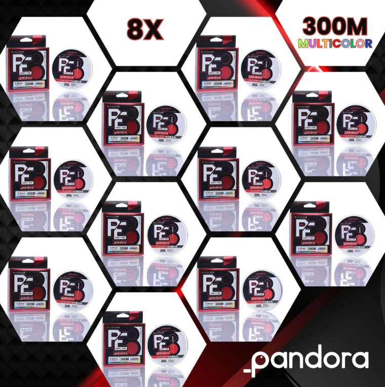 Pandora PE 8X 300 Mt Multicolor İp Misina