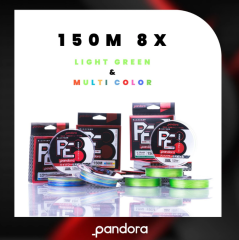 Pandora PE 8X 150 Mt Multicolor İp Misina