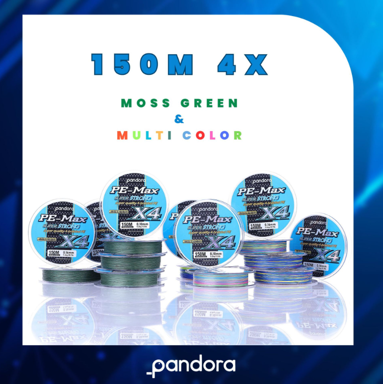 Pandora Pandora PE-Max 4X 150 Mt Multicolor İp Misina