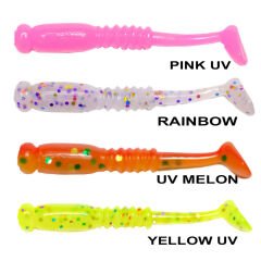 Ryuji Rock Tail 4cm Kokulu Silikon Yem (12 adet)