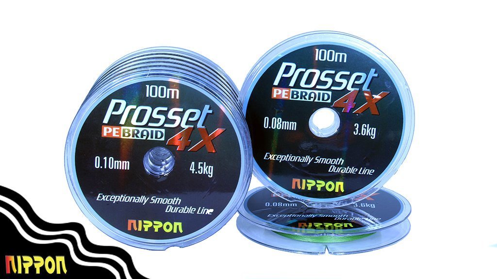 Nippon Prosset 4x İp Misina 100 mt Yeşil 0,12 mm