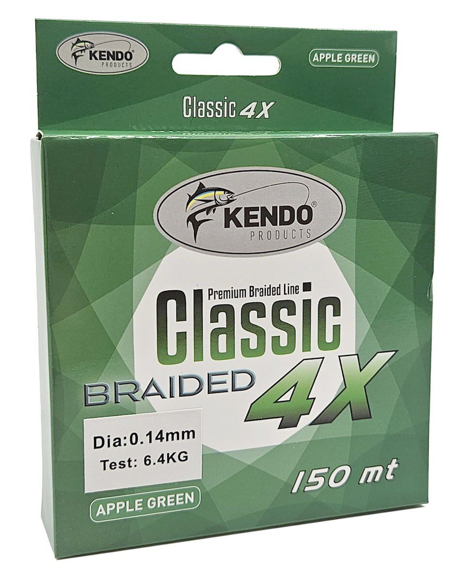 Kendo Classic 4X 150m Apple Green Örgü İp 0.08mm