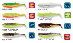 Savage Gear Cannibal Shad 6.8cm 3gr Sahte Balık Purple Glitter Bomb