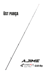 Fujin Ajime 198cm 05-5gr LRF Kamışı #1 Üst Parça