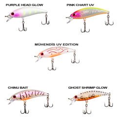 Ryuji Baby Minnow Sinking 5cm 4.5gr Maket Yem