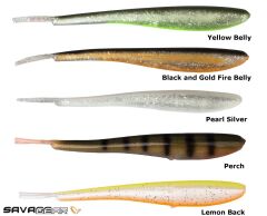 Savage gear Monster Slug 20 cm 30 gr F 3 Adet Sahte Balık Lemon Back