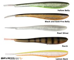 Savage gear Monster Slug 20 cm 30 gr F 3 Adet Sahte Balık Yellow Belly
