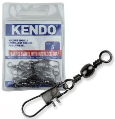 Kendo Rolling Swivel Safety Snap Snap 10 Adet (Kilitli Klips) 7