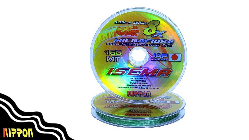 Nippon İsema 8x İp Misina 150 mt Yeşil 0,28 mm
