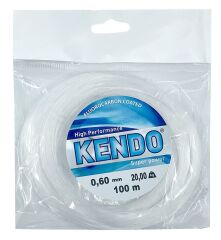 Kendo Premium 100 mt Beyaz Poşet Misina 0,100 mm