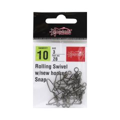 Captain 5033 New Hoked Klips 10'lu Paket Black Nikel