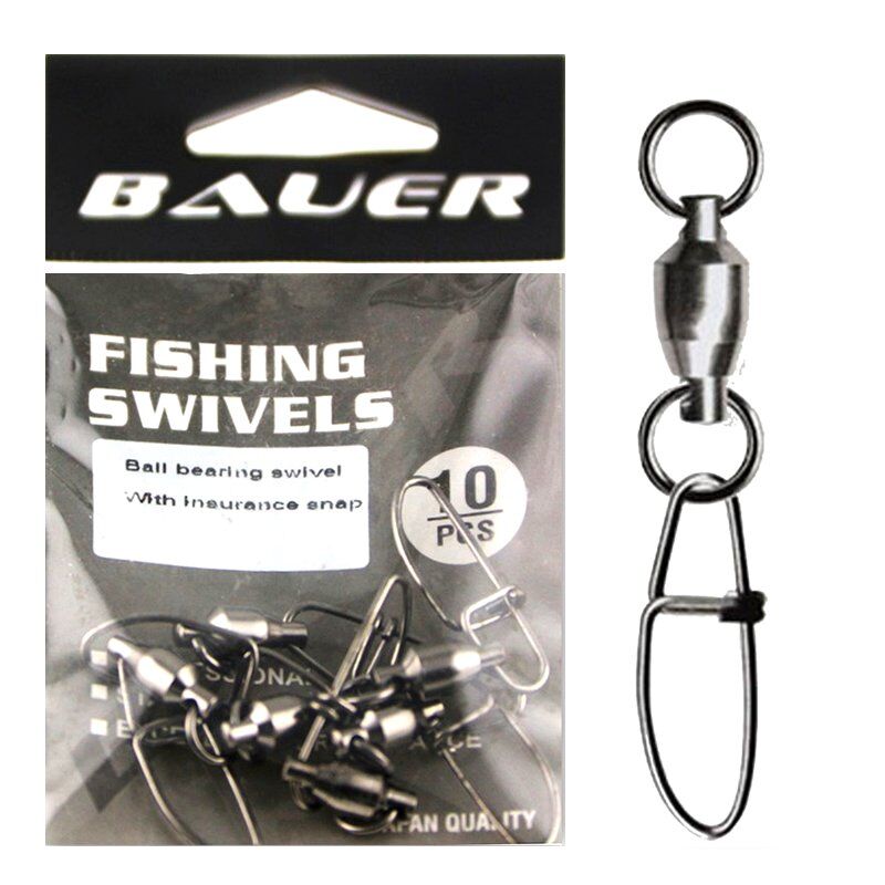 Bauer Ball Bearing Swivel With Insurance Snap