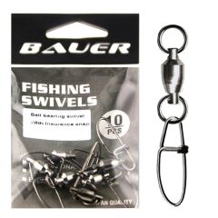 Bauer Ball Bearing Swivel With Insurance Snap
