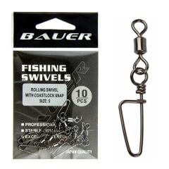 Bauer Barrel Swivel With Coastlock Snap
