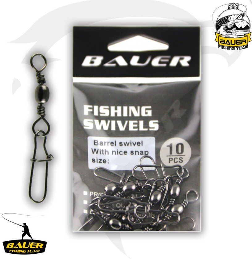 BARREL SWIVEL WITH NICE SNAP CF1005
