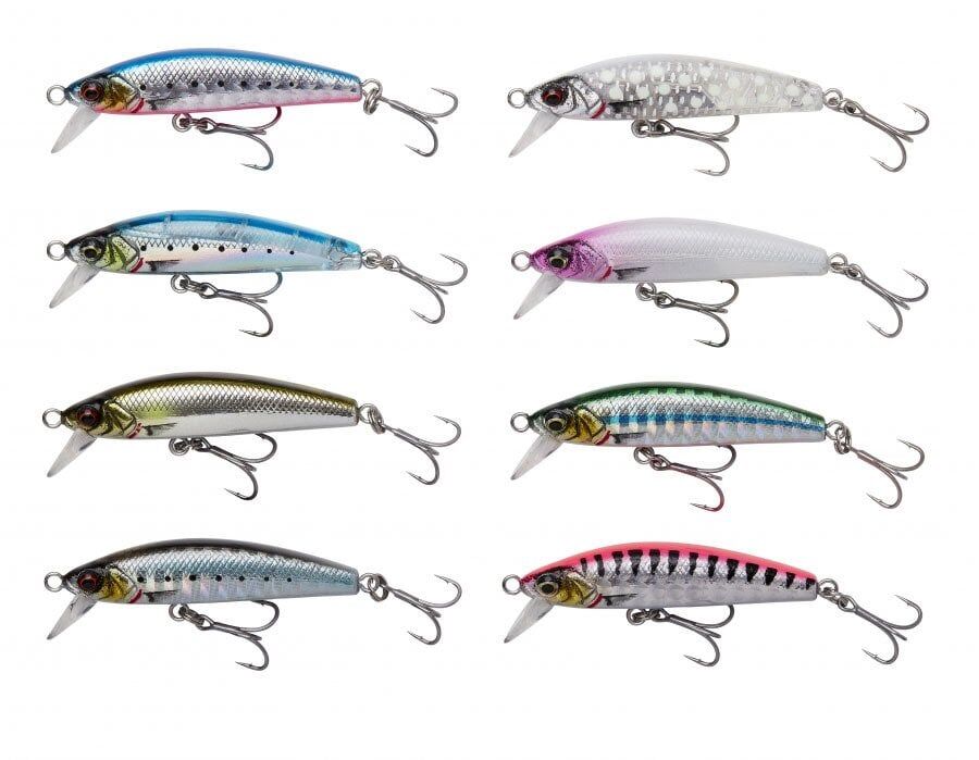 Savage Gear Gravity Minnow 5 cm 8 gr Sahte Balık Crystal White Glow