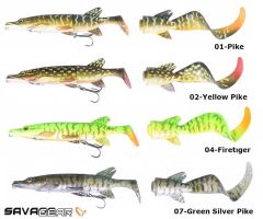 Savage gear Hybrid Pike 17 cm 45 gr SS 1+2 Sahte Balık 01-Pike