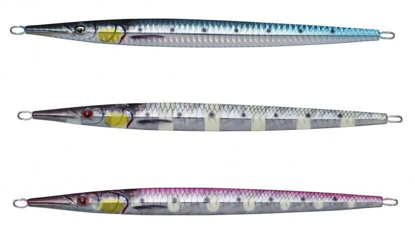 Savage gear 3D Needle Jig 150 gr 23 cm Sahte Balık Glow Zebra