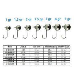 Jaxon Sumato Lrf Jighead 6 - 2Gr